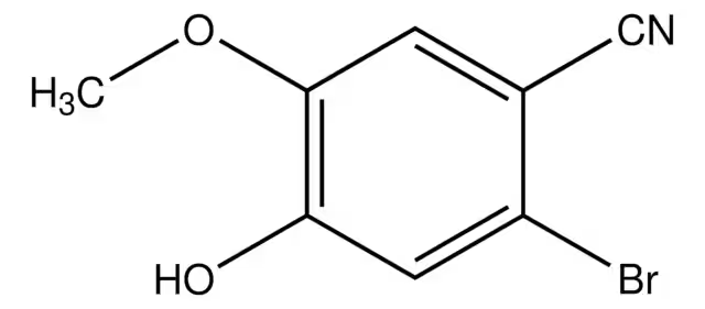 2-Bromo-5-methoxybenzonitrile; structure, CAS 138642-47-4