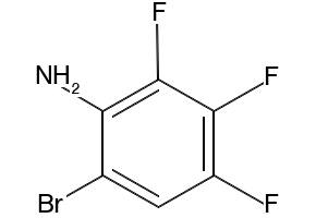 2-bromo-4,5,6-trifluoroaniline structure, CAS 122375-82-0