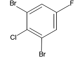 1-Chloro-2,6-dibromo-4-fluorobenzene structure, CAS 179897-90-6