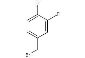 3-Fluoro-4-bromobenzyl bromide structure, CAS 127425-73-4