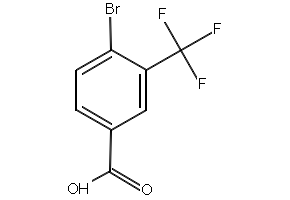 4-BROMO-3-(TRIFLUOROMETHYL)BENZOIC ACID structure, CAS 161622-14-6