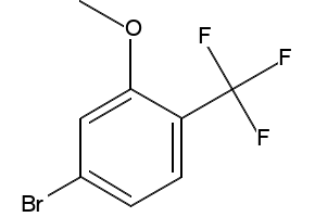2-Trifluoromethyl-5-bromoanisole structure, CAS 944805-63-4