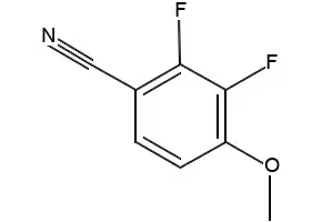 2,3-Difluoro-4-methoxybenzonitrile structure, CAS 256417-12-6