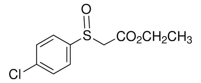 Ethyl 2-(4-chlorophenylsulfinyl)acetate structure, CAS 91077-12-2