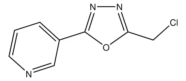 (5-(pyridin-4-yl)-1,3,4-oxadiazol-2-yl)methanamine structure, CAS 803603-49-8
