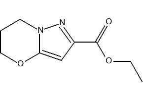 ethyl6,7-dihydro-5H-pyrazolo[5,1-b][1,3]oxazine-2-carboxylate structure, CAS 153597-59-2