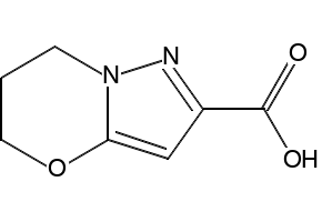6,7-dihydro-5H-pyrazolo[5,1-b][1,3]oxazine-2-carboxylicacid structure, CAS 718621-99-9