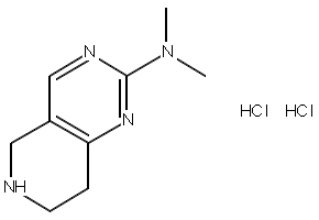 5,6,7,8-tetrahydropyrido[4,3-d]pyrimidin-2-amine structure, CAS 124458-31-7