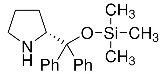 (R)-2-(diphenyl(trimethylsilyloxy)methyl)pyrrolidine structure, CAS 943757-71-9
