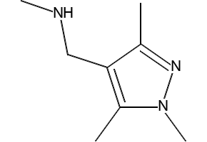 N-methyl-1-(1,3,5-trimethyl-1H-pyrazol-4-yl)methanamine structure, CAS 514816-08-1