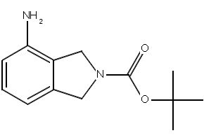 tert-Butyl 4-aminoisoindoline-2-carboxylate structure, CAS 871013-98-8