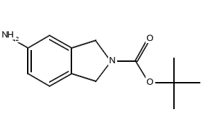 tert-Butyl 5-aminoisoindoline-2-carboxylate structure, CAS 264916-06-5