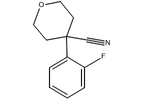 4-(3-fluorophenyl)tetrahydro-2H-pyran-4-carboxylicacid structure, CAS 919016-93-6