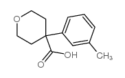 4-m-tolyltetrahydro-2H-pyran-4-carboxylicacid structure, CAS 889940-10-7