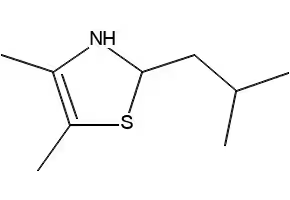 2,5-Dimethyl-4,5-dihydrothiazole structure, CAS 4146-19-4