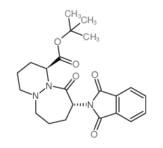 (1S,9R)-tert-butyl 9-(1,3-dioxoisoindolin-2-yl)-10-oxooctahydro-1H-pyridazino[1,2-a][1,2]diazepine-1 structure, CAS 106927-97-3