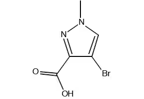4-bromo-1-methyl-1H-pyrazole-3-carboxylicacid structure, CAS 84547-86-4