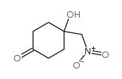 4-hydroxy-4-(nitromethyl)cyclohexanone structure, CAS 87875-48-7