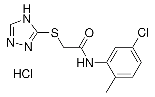 2-(3-chloro-1,2,4-thiadiazol-5-ylthio)acetamide structure, CAS 36950-50-7