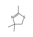 2,4,4-Trimethyl-4,5-dihydrothiazole structure, CAS 4145-94-2