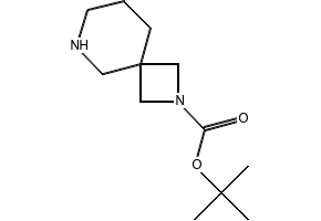 2,6-Diaza-spiro[3.5]nonane-2-carboxylic acid tert-butyl ester structure, CAS 1086394-57-1