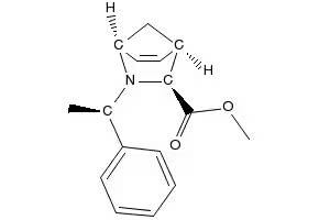 (R)-methyl 5-oxo-1-((R)-1-phenylethyl)pyrrolidine-3-carboxylate structure, CAS 99735-45-2