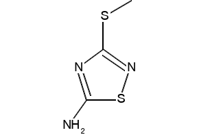 3-bromo-1,2,4-thiadiazol-5-amine structure, CAS 1101173-93-6