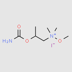 N-(2-(Carbamoyloxy)propyl)-N,N,O-trimethylhydroxylammonium iodide structure, CAS 2260-49-3