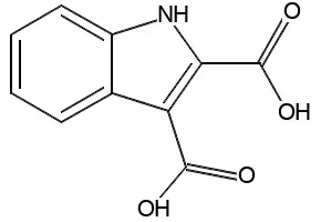 1H-indole-2,3-dicarboxylicacid structure, CAS 103030-09-7