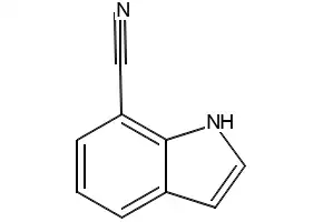 1H-indole-7-carbonitrile structure, CAS 96631-87-7