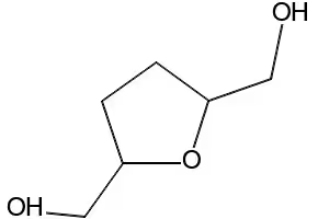 2,5-dihydroxymethyltetrahydrofuran structure, CAS 104-80-3