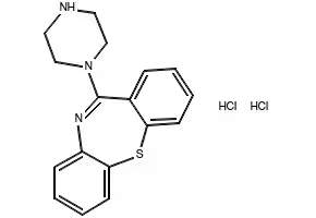 11-(piperazin-1-yl)dibenzo[b,f][1,4]thiazepine structure, CAS 5747-48-8