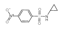 N-Cyclopropyl4-Nitrophenylsulfonamide structure, CAS 549476-61-1