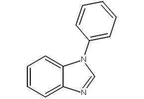 1-Phenyl-1H-benzoimidazole structure, CAS 2622-60-8