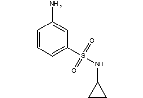 N-Cyclopropyl3-Aminophenylsulfonamide structure, CAS 459434-39-0
