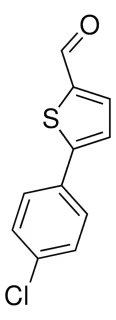 5-(4-Chlorophenyl)-2-thiophenecarboxaldehyde structure, CAS 38401-71-7