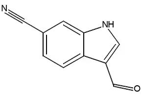 3-formyl-1H-indole-7-carbonitrile structure, CAS 467451-63-4