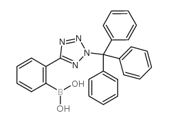 2-2-(Triphenylmethyl)-2H-tetrazol-5-ylphenylboronicacid structure, CAS 143722-25-2