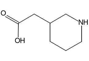 3-Piperidineaceticacid structure, CAS 74494-52-3