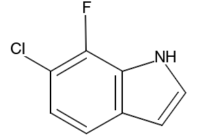 7-fluoro-1H-indole-6-carboxylicacid structure, CAS 908600-75-9