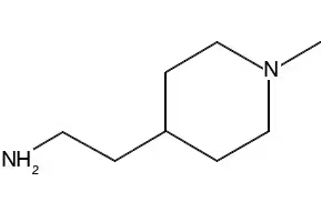 2-(1-Methylpiperidin-4-yl)ethanamine structure, CAS 20845-38-9