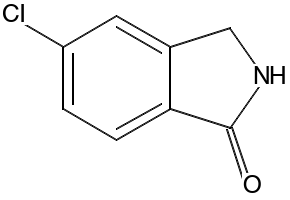 5-Chloro-2,3-dihydroisoindol-1-one structure, CAS 74572-29-5