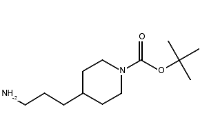 1-Boc-4-(3-aminopropyl)piperidine structure, CAS 150349-65-8