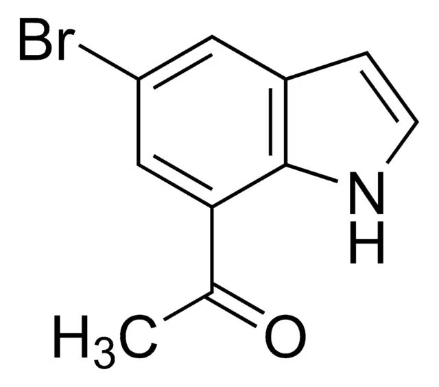 1-(5-bromo-1H-indol-7-yl)ethanone structure, CAS 1253789-74-0