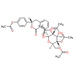 (3S)-Hydrangenol8-O-glucosidepentaacetate structure, CAS 113270-99-8