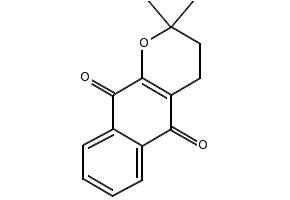alpha-Lapachone structure, CAS 4707-33-9