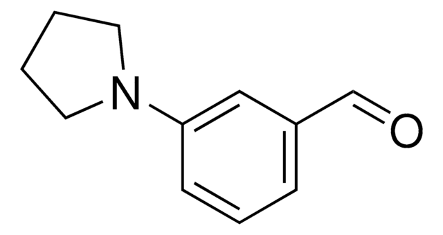3-Pyrrolidin-1-ylbenzaldehyde structure, CAS 857283-89-7
