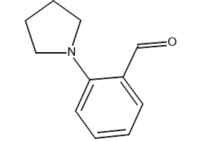 2-Pyrrolidin-1-yl-benzaldehyde structure, CAS 58028-74-3