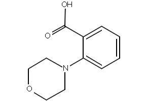 2-Morpholinobenzoicacid structure, CAS 42106-48-9