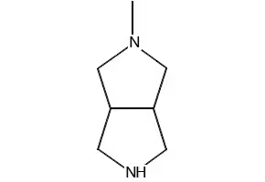 cis-2-Methylhexahydropyrrolo[3,4-c]pyrrole structure, CAS 86732-28-7